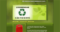 Desktop Screenshot of lixeirinhas.com